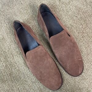 Tecovas The Nolan Loafers Mens 13 D Pecan Brown Monterey Suede Slip On Shoes